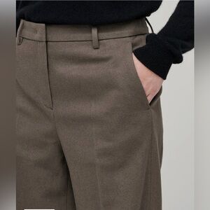 🌀 MUSINSA 🌀 STANDARD WOMAN
WOMENS WOOL FLANNEL WIDE SLACKS [DUSTY BEIGE] Size 24